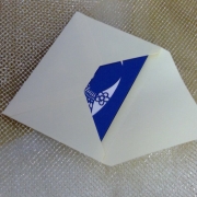 Karte Ornament Taube mit Kuvert Plotterdatei SVG DXF